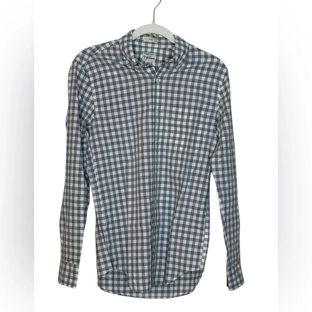 J. Crew Men’s Secret Wash 100% Organic Cotton Poplin Button Down Shirt NWT XS